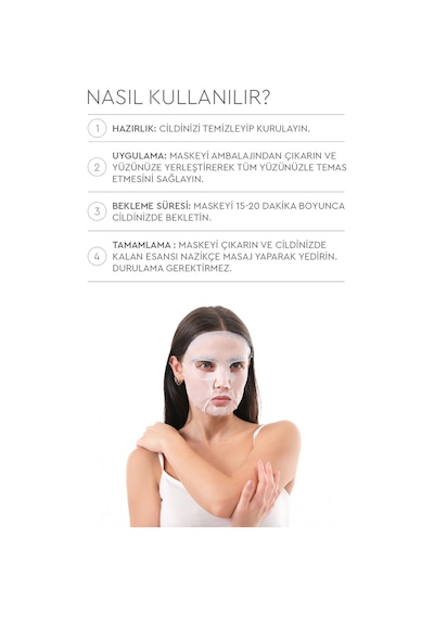 On Collagen Mask Kolajen Özlü Yüz Maskesi 10'lu