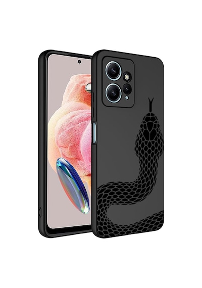 Realme C55 İle Uyumlu Premier Kalite Özel Üretim Baskılı Silikon Telefon Kılıfı Bc 9 Siyah