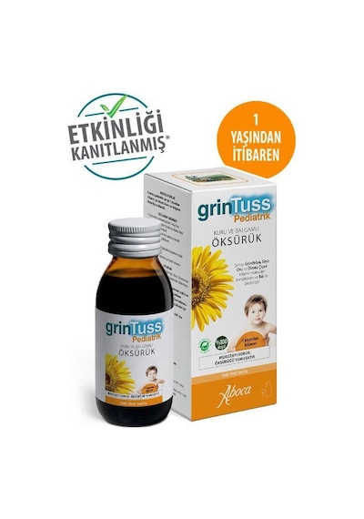 Grintuss Bitkisel Şurup 100 ML Çocuklara Özel