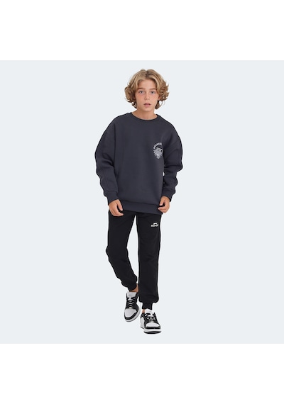 Slazenger LONE Çocuk  Koyu Gri Sweatshirt