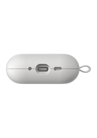 Apple Uyumlu AirPods Pro 3 Amazingthing Glamour Serisi Deri Tasarımlı Kapak Titanyum Titanyum