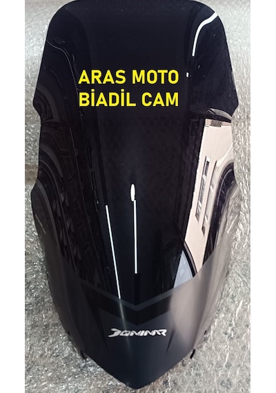 Bajaj Dominar 250 -400 Füme Ön Cam Siperlik ,biadil Marka Uzun Tur Camı 48 Cm 2017-2024 Arasmoto
