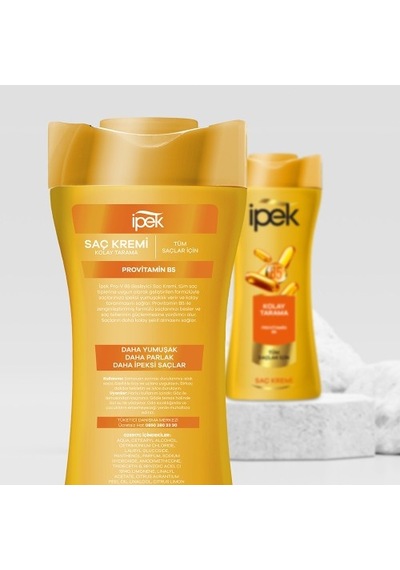 İpek Provitamin B5 Tüm Saçlar İçin Saç Kremi 480 Ml X 4 Adet PKT.IPEK.022