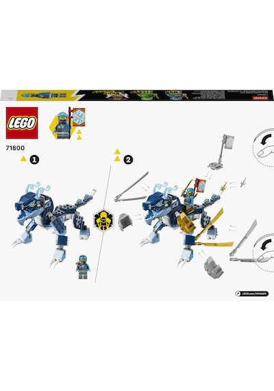 LEGO® NINJAGO® Nya’nın Su Ejderhası EVO 71800 - 6 Yaş ve Üzeri Çocuklar için Nya ve Lloyd Minifigürleri İçeren Yaratıcı Oyuncak Yapım Seti (173 Parça) LEGO® NINJAGO® Nya’nın Su Ejderhası EVO 71800 - 6 Yaş ve Üzeri Çocuklar için Nya ve Lloyd Minifigürleri İçeren Yaratıcı Oyuncak Yapım Seti (173 Parça)