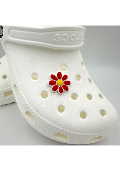 Crocs Terlik Süsü Ve Aksesuarı , Çanta Süsü Jibbitz 3d Renkli Papatya 03 Logo Aksesuar Kırmızı-beyaz-sarı Crocs Terlik Süsü Ve Aksesuarı , Çanta Süsü Jibbitz 3d Renkli Papatya 03 Logo Aksesuar Kırmızı-beyaz-sarı