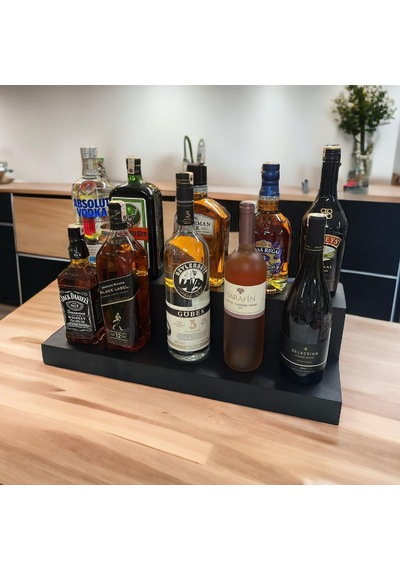 2 Katlı Bar İçki Standı Model-1 Siyah
