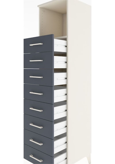 Hyperion Dolap Tek Raflı 8 Çekmeceli 44x44x182 Aytaşı-antrasit Aytaşı Hyperion Dolap Tek Raflı 8 Çekmeceli 44x44x182 Aytaşı-antrasit Aytaşı
