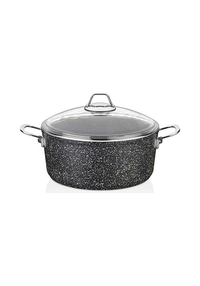 Black Lıne Derin Tencere 28 Cm Siyah