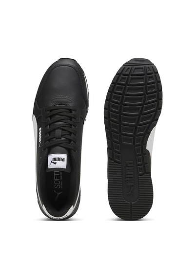 Puma Erkek St Runner V4 Deri Spor Ayakkabı - 399068-03 Siyah