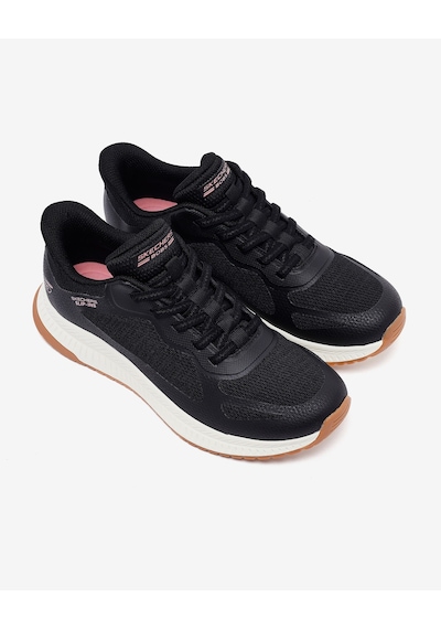 Skechers Bobs Squad 4 - Staple Look Kadın Siyah Spor Ayakkabı 117624 Blk Siyah