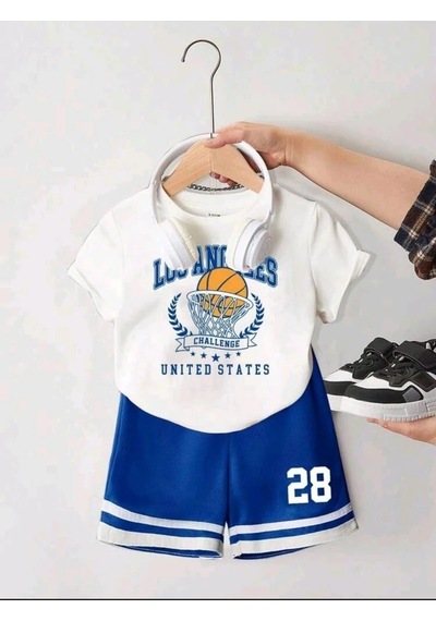Kokoş Bebek Los Angeles Şortlu 2'li Takım - 31369 Erkek
