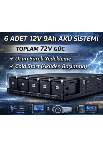 Necron Dtv 3kva Online Ups 3000va 2700w Kesintisiz Güç Kaynağı Server Network Ups