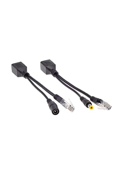 Alfais 4252 Ip Kamera Kablosu Poe Set Ethernet Adaptör Güç Power Kablosu, Siyah Sku: Zeusstk2b6dc7a00d