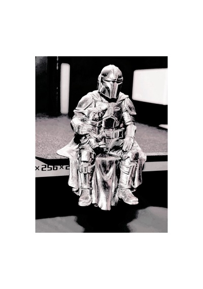 Oturan Mandalorian And Grogu Figür 10 Cm Star Wars