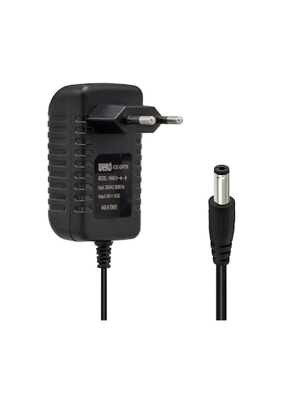 Weko 24 Volt 1 Amper 24 Watt Plastik Kasa Priz Tipi Adaptör 5.5x2.5 Uçlu