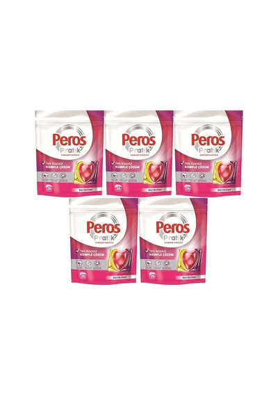 Pratik Matik Çamaşır Deterjanı Kapsülü - Tableti 130 Adet Renkliler 5pk 26