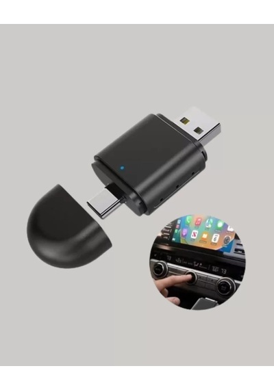 Home Kablosuz Carplay Ve Android Auto Adaptörü Usb-a & Type-c Girişli Akıllı Dönüştürücü
