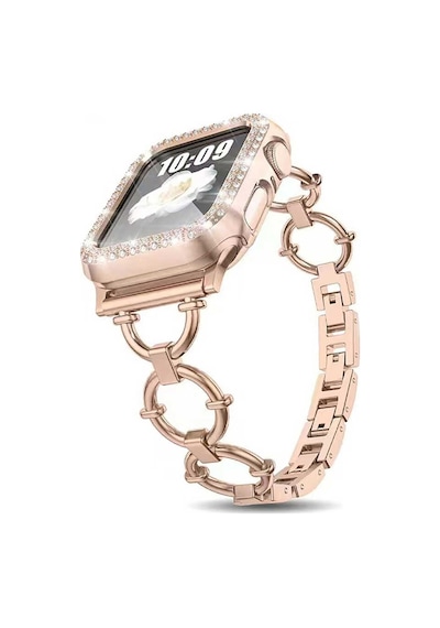 Apple Uyumlu  Watch 40 MM Krd-56 Halka Tasarım Metal Kordon