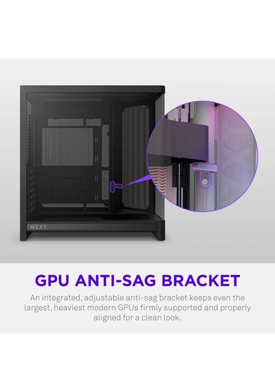 Nzxt H6 Rgb+ Cc-h62fb-p1 Dual-chamber Gaming Mid-tower Pc Kasası