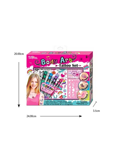 Tokidas Body Art Tattoo Set - Vücut Dövme Sanatı Seti T11b