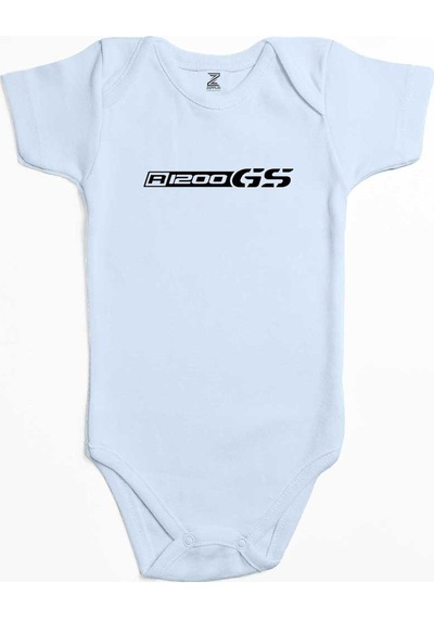 Zepplin Giyim R1200gs Text Logo Sarı Bebek Body Zıbın