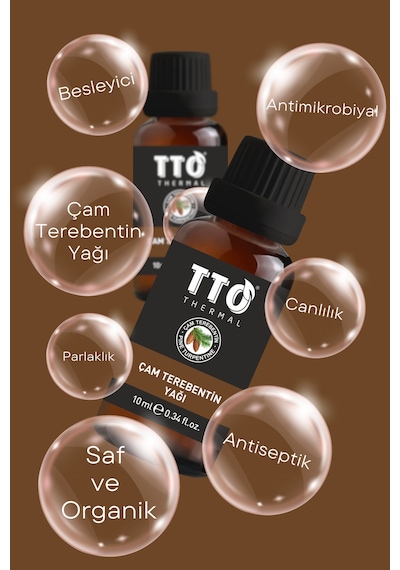 Tto Thermal Çam Terebentin Yağı 10 Ml – Cilt & Eklem Destekleyici Doğal Masaj Yağı