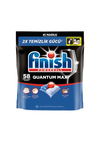 Finish Quantum Max Bulaşık Makinesi Tableti 58'li 603.2 G - 5 Adet Tarı