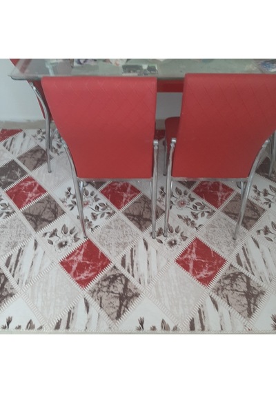 Panda 1005 Kırmızı Kaymaz Jel Taban Koridor Kesme Yolluk