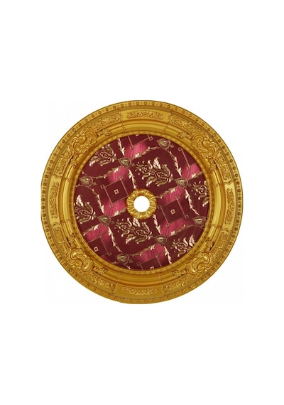 60x60 Oval Altın Renk Saray Tavan Göbek