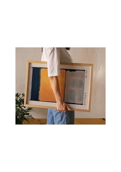 Rothko Çerçevesiz Poster, Modern Dekoratif Çerçevesiz Poster, Tablo, Rothko-4, 21 X 30