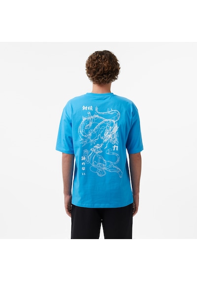 Unıted4 Regular Fit Erkek Mavi T-shirt Oba