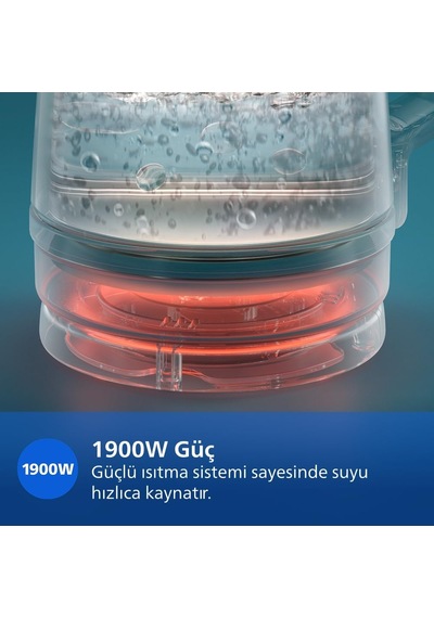 5000 Serisi Çay Makinesi - Otomatik Sıcak Tutma, 2,2l Ekstra Geniş Kapasite, 0,9l Cam Demlik, 1900w Güç Hd7360/00 Diğer