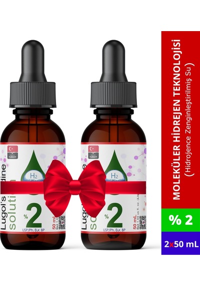 Lugol İyot Çözeltisi %2 Roll-On 2 x 50 ML