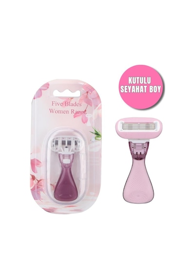 Dynamo Beauty Kadın 5 Bıçaklı Mini Tıraş Bıçağı- Kutulu, Seyahat Boy