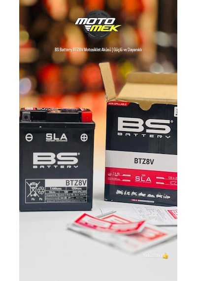 Bs Battery Btz8v Sla Motosiklet Aküsü Ytz8v