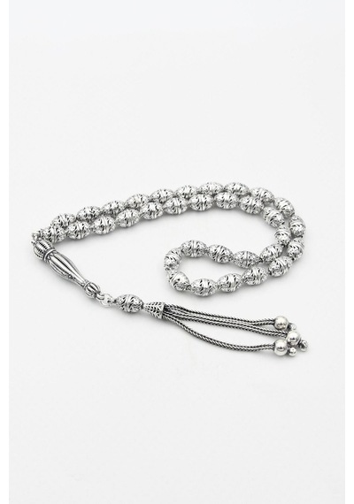 Erkek 925 Ayar Oksitli Tesbih Orta Boy -29 Gr- 901344 Gümüş