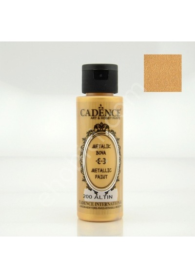 Cadence Metalik Boya - 200 Altın 70Ml