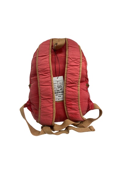 Old Cotton Cargo Kaliteli Vintage Unisex Tek Gözlü Disayn Sırt Günlük Okul Gezi Çantası Donny Bag Pembe