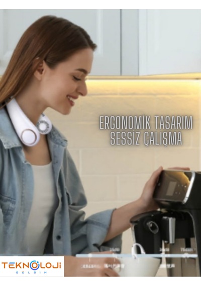 Boyun Fanı Yeni Nesil Hava Üfleyen 5 Kademeli 360 Üfleme Şarjlı 78 Hava Çıkışlı A++ Vantilatör