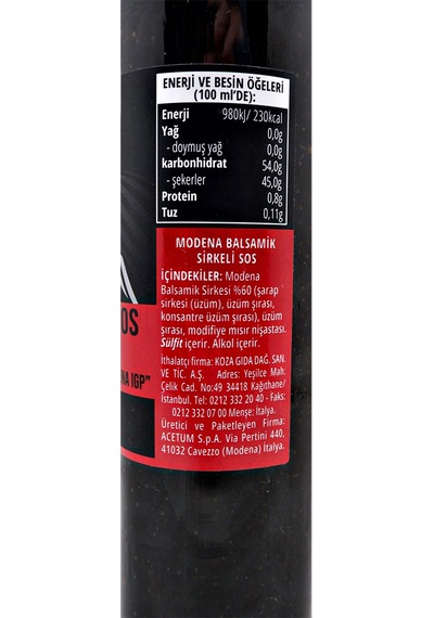 Acetum Blaze Balsamik Glaze Sosu 475 G