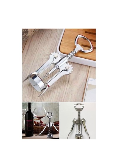 Jouis Tirbuşon Açacak Metal Şarap Açıcı 304 Paslanmaz Çelik Mantar Kapak Açacağı, Dayanıklı Ve Ergonomik Diğer