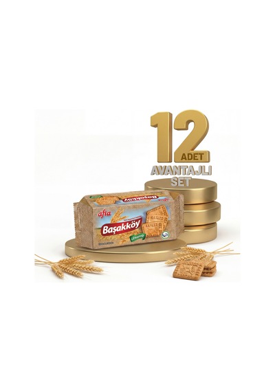 Afia Başakköy Tam Buğdaylı Bisküvi 12x110 Gr