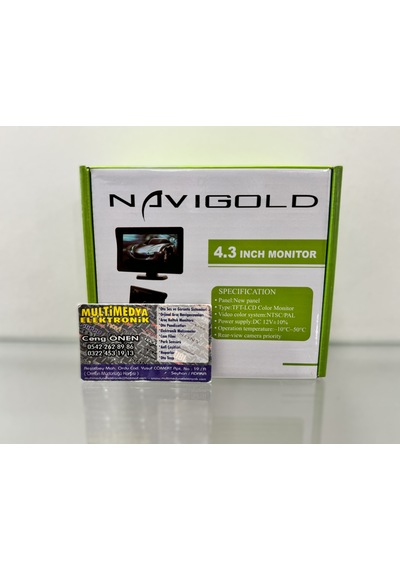 Navigold Ds-4312 Oto Araç Kamera Görüntü Monitörü Geri Görüş