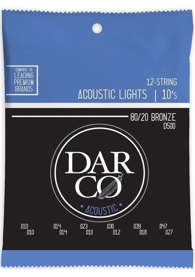 Martin Co Darco D500 80/20 Bronze 12 Telli Akustik Gitar Teli Light 10-47