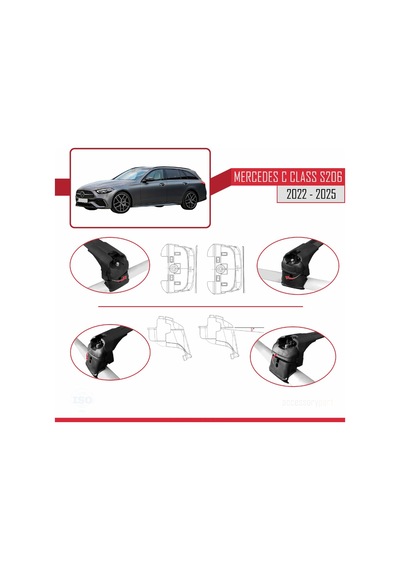 Mercedes C Class 5 S206 2022 Ve Sonrası İle Uyumlu Ace-2 Ara At