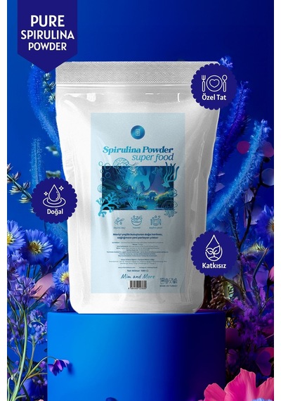 Doğal Spirulina Tozu - Superfood Spirulina Powder, 100 G