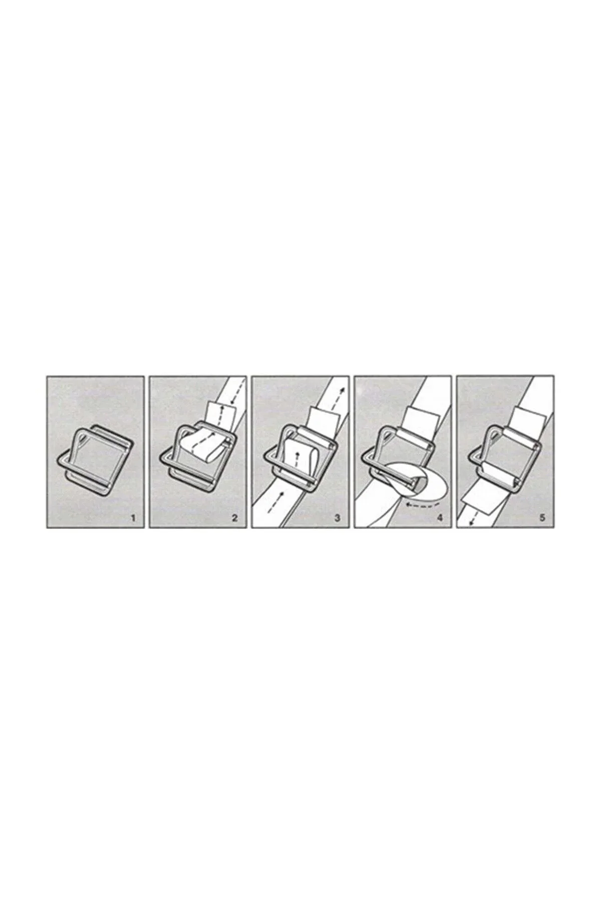 19mm Kompozit Ve Polyester Çember Tokası Bukle Toka 1000 Adet -