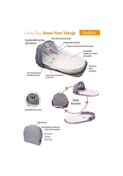 Anne Yanı Yatağı Yenidoğan Bebek