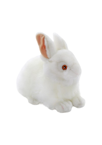 Animals Of The World Beyaz Tavşan Peluş Oyuncak 23 Cm