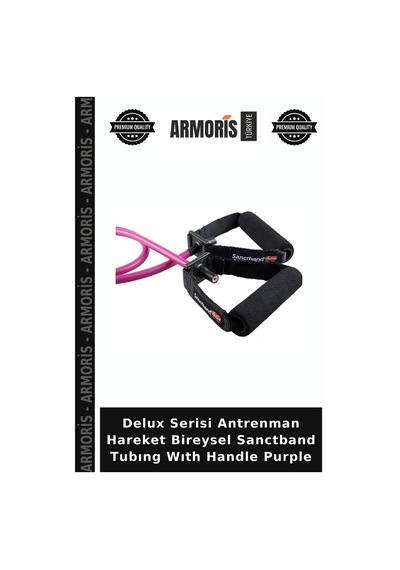 Delux Serisi Antrenman Hareket Bireysel Sanctband Tubıng Wıth Purple Mor